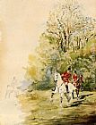 Henri de Toulouse-Lautrec Hunting painting